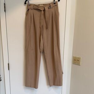 Tan Pants with Belt